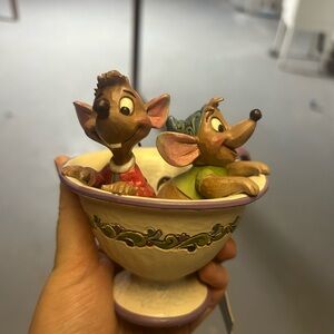 Jim Shore Colorful Mouse Duo in Decorative Bowl